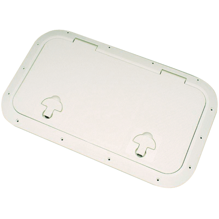 BOMAR Molded 10X20 Inspection Hatch, Off-White G8102022